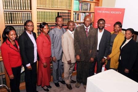 Commonwealth Scholars with Dr Collins Ouma (fourth from right)