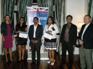 Pre-departure reception at British High Commission in Mauritius