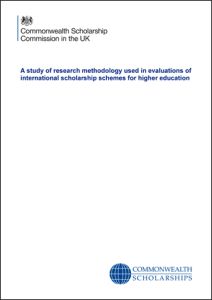 A study of research methodology used in evaluations of international scholarship schemes for higher education