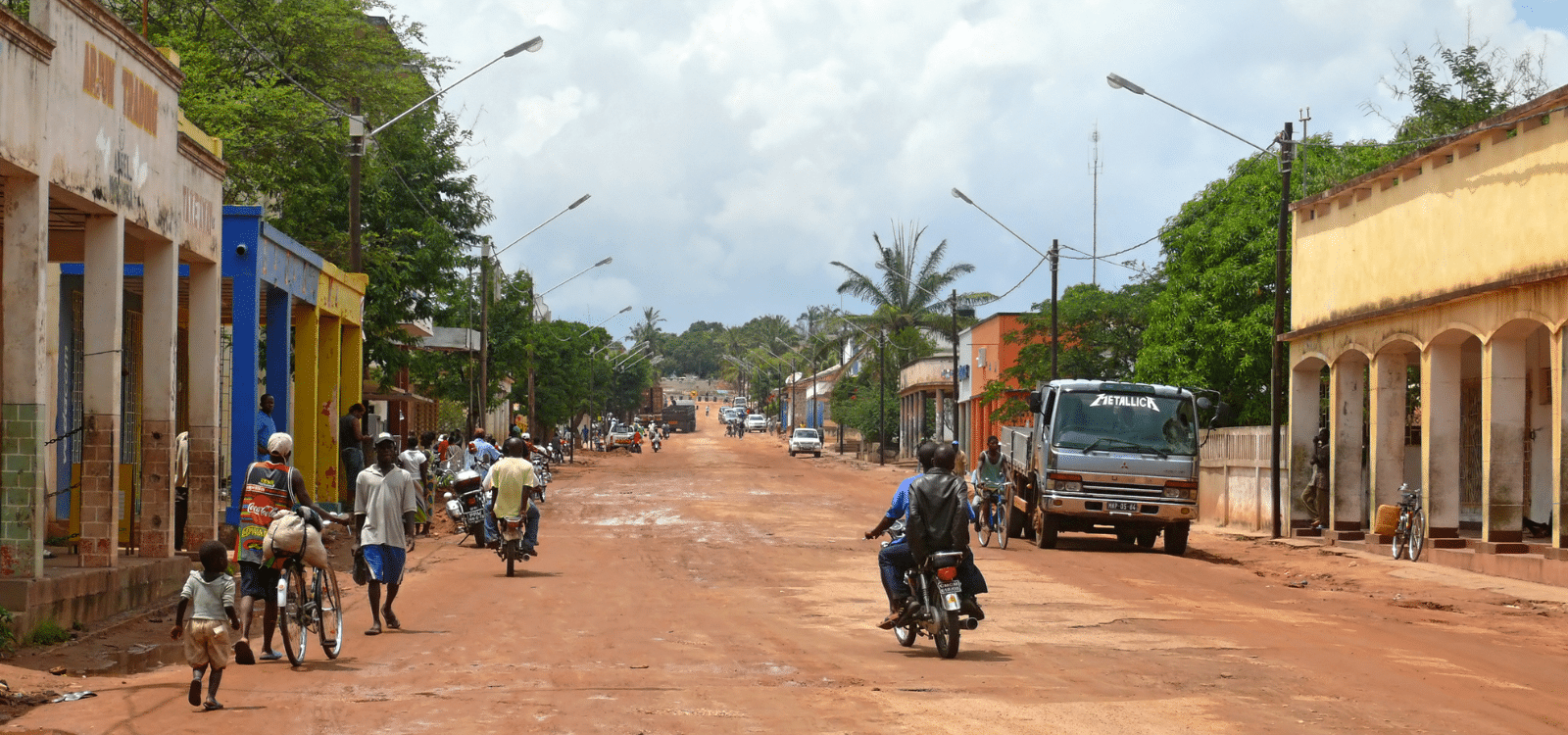 Road in Mocuba, Mozambique