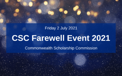 CSC Farewell Event 2021 for Commonwealth Scholars