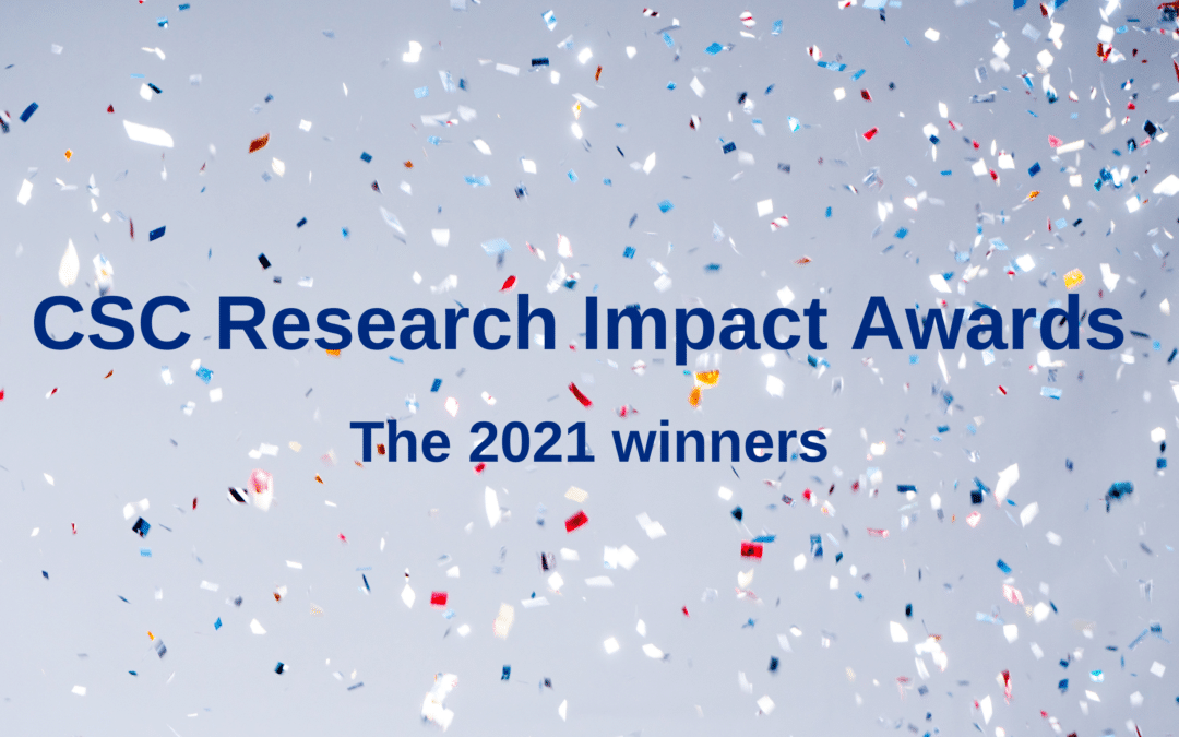 Announcing the 2021 Research Impact Award winners