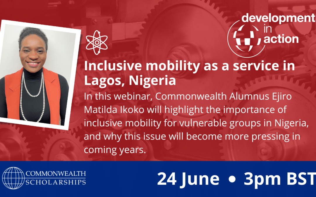 Development in Action webinar series: Inclusive mobility as a service in Lagos, Nigeria