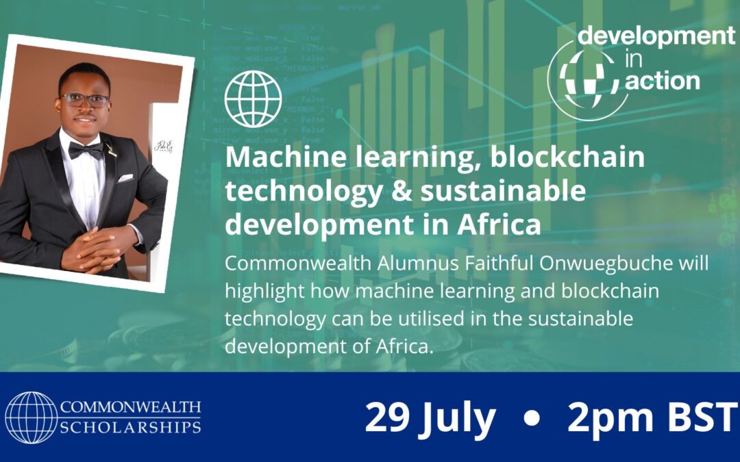 Development in Action webinar series: Machine learning, blockchain technology & sustainable development in Africa