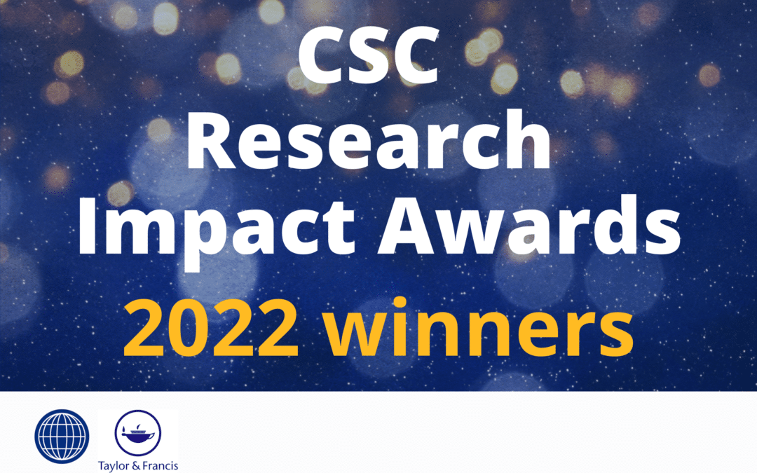 CSC Research Impact Awards 2022 header