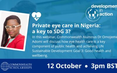 Development in Action webinar series: Private eye health care in Nigeria: a key to SDG 3?