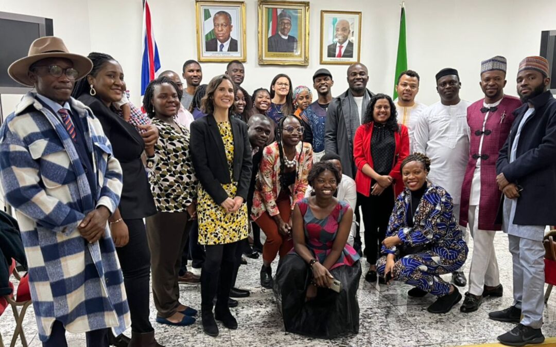 Group photo of Scholars and guests at Nigerian High Commission event