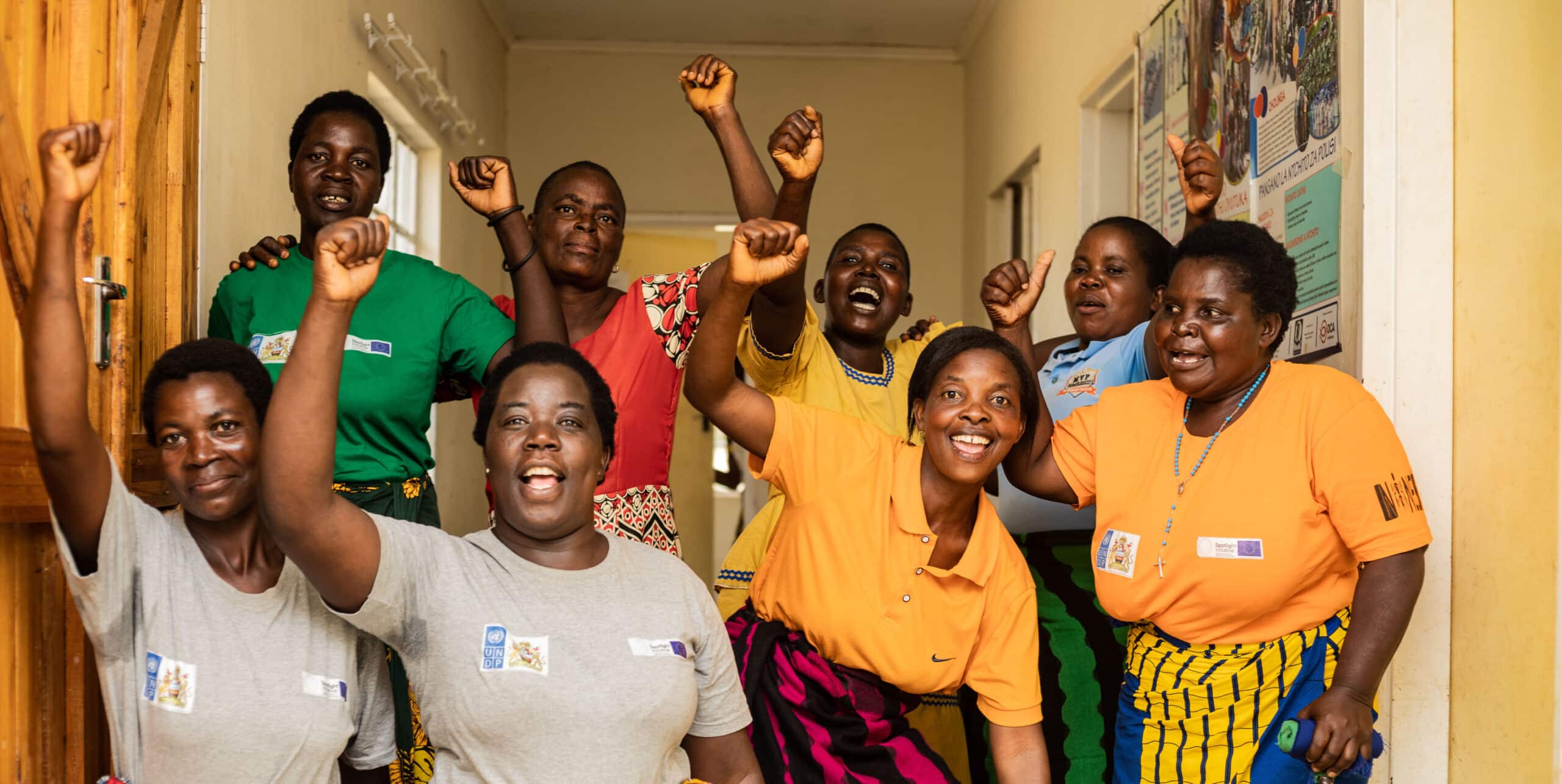 Women supporting UNDP work