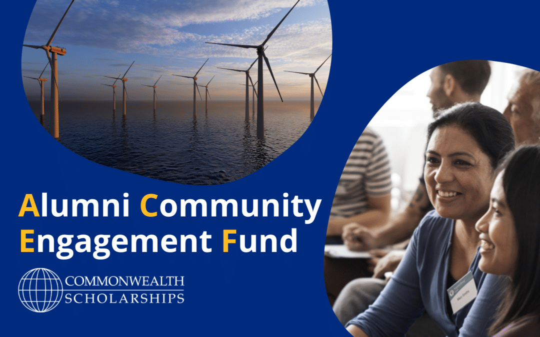 Promoting Clean Energy, Air and Oceans – applications for the Alumni Community Engagement Fund are now open!
