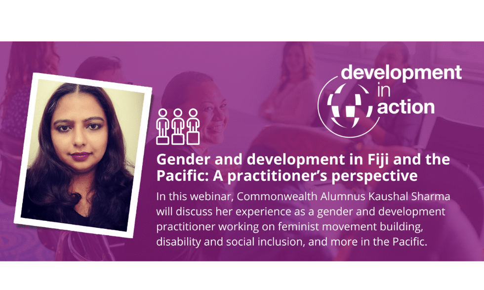 Development in Action webinar series: Gender and development in Fiji and the Pacific: A practitioner’s perspective