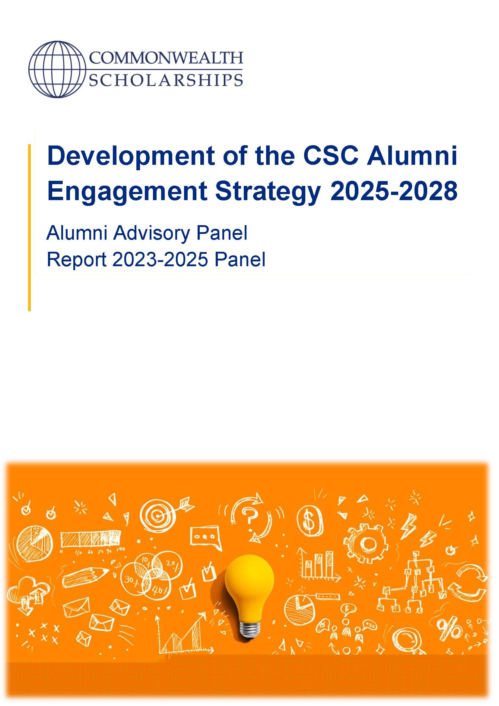 Front page of Alumni Advisory Panel report