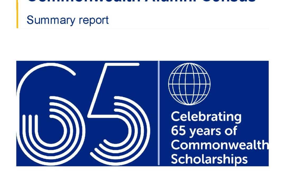 65th Anniversary Commonwealth Alumni Census summary report cover page