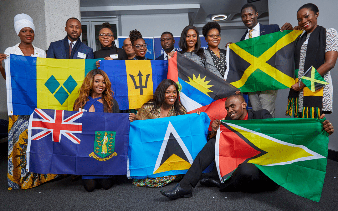 Commonwealth Scholars from the Caribbean at a CSC event