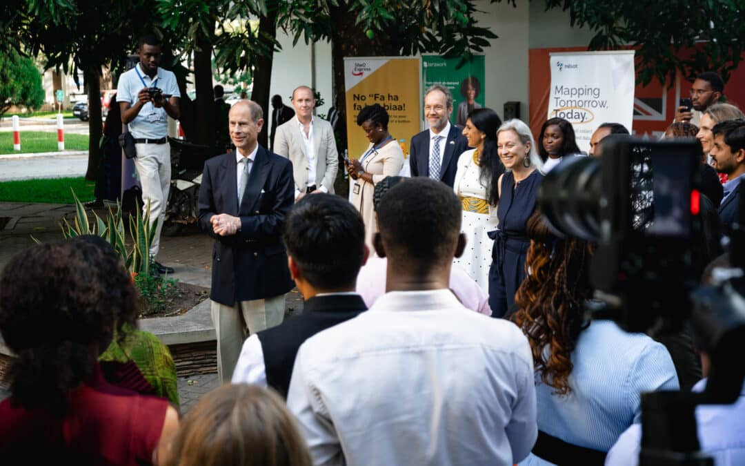 His Royal Highness The Duke of Edinburgh meeting Comonwealth Startup Fellows