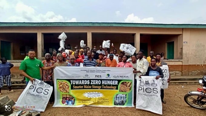 Safer maize storage, stronger harvests in Ghana